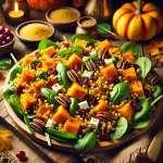 Amaranth Infused Autumn Harvest Salad