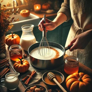 Making Autumn Harvest Moonmilk